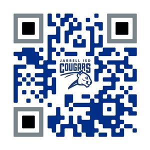 Blue QR code